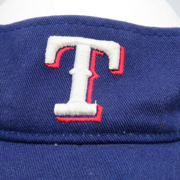 Texas Rangers Hat Nike Adjustable Blue Visor Cap Embroidered Logo MLB Baseball - Picture 3 of 9